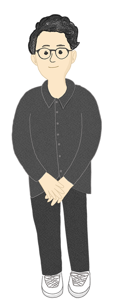 山本あいさつのイラスト